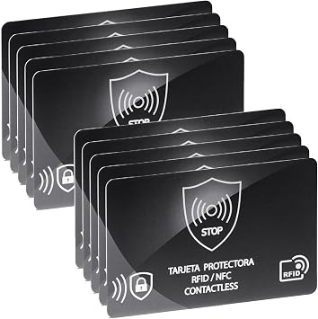 RFID Blocking Card,Credit Card Bank Debit Contactless Theft Prevention NFC Blocker Protector,Protection for Entire Wallet