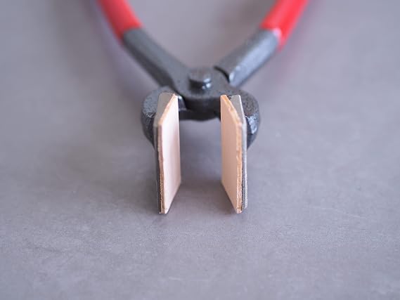 Leather Flat Wallet Pliers and 10 Hefty Leather Clip Clamps