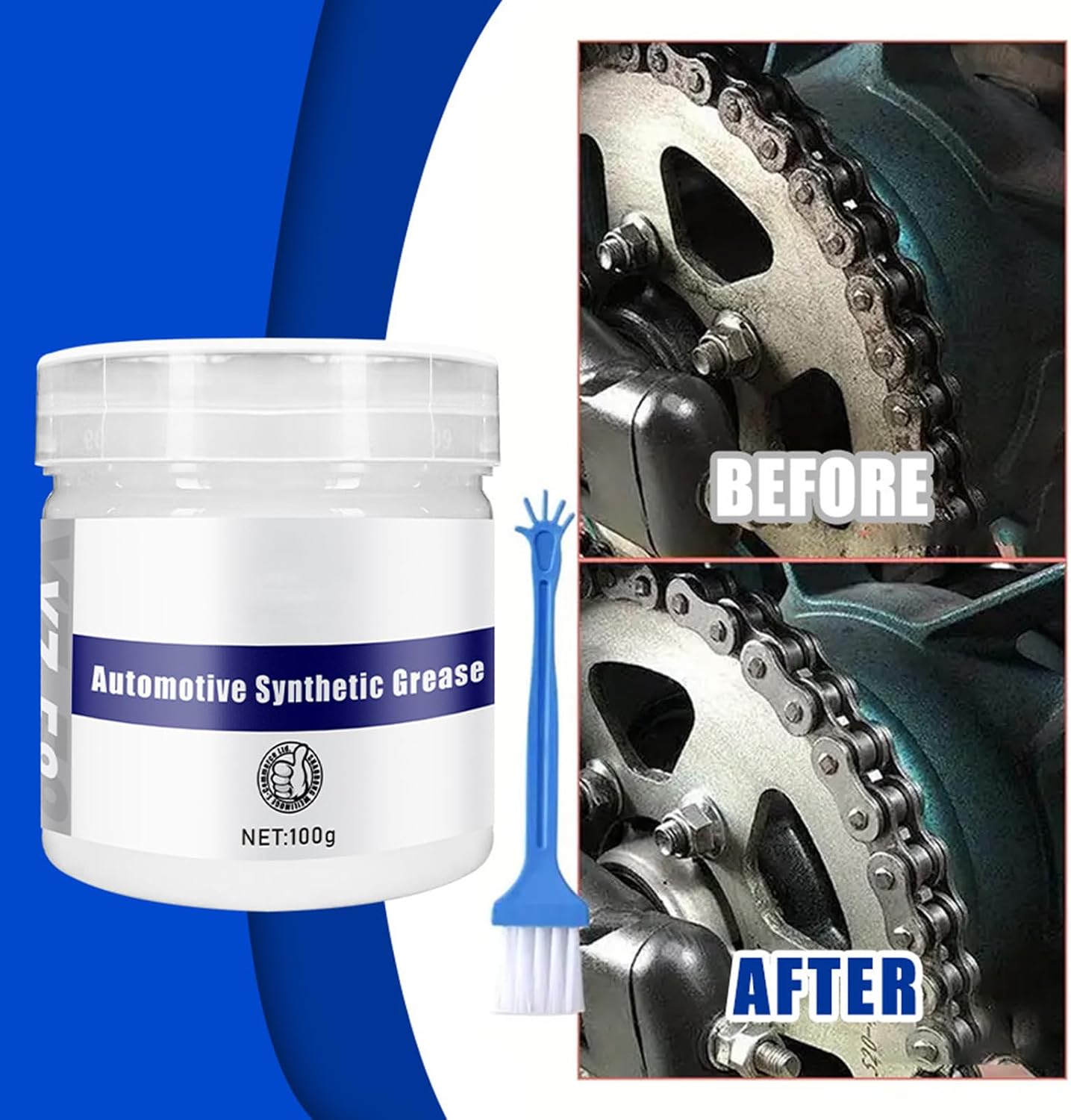 Multipurpose Lubricants Car Sunroof Track Lubricants 100g for Smooth Quiet Operations On Hinges and Rails