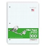 Graph Paper Loose Leaf Paper, Standard 8