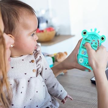 Pocket Pinball Machine Toys, Mini Pinball Machine Table Toy Baby Catch Game, Educational Toys for Kids Portable Pocket Pinball Game Guki