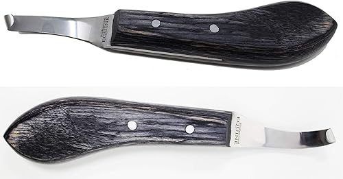 Herramienta de herrador de caballos de aseo mango de madera pezuña 984128