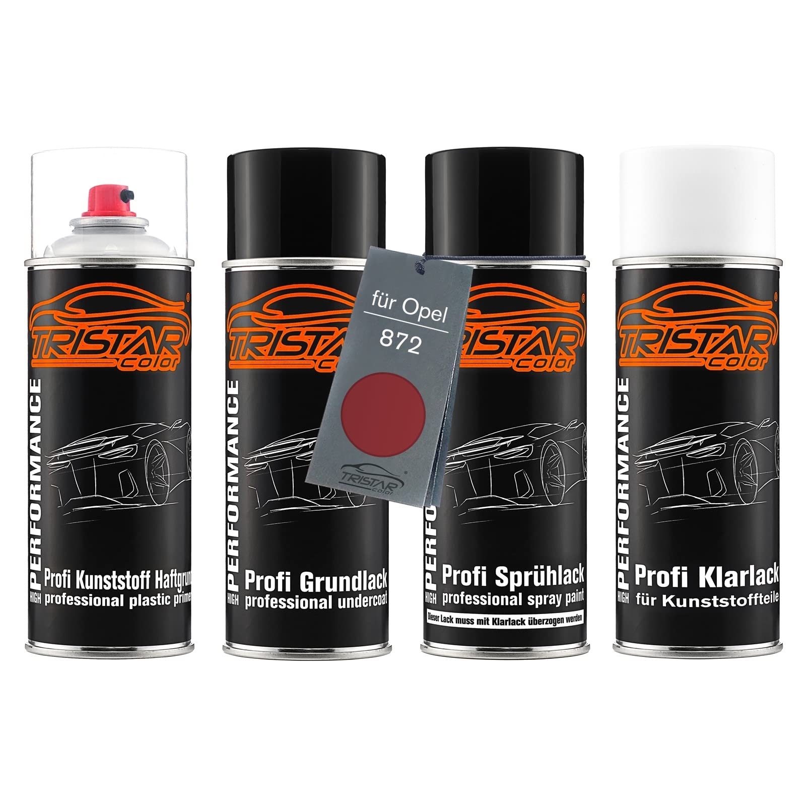 TRISTARcolor Peinture Voiture Kit Bombes De Peinture Pour Pare Chocs En Plastique Pour 584777