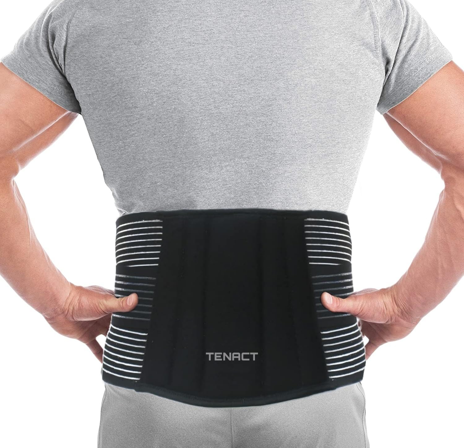 TENACT Neoprene Premium Lumbar Support Belt For Backpain Relief Compression Lumbo Sacral Dual Strap Adjustable Posture Belt For Men And Women (Xl) (B0CB3K1TG1) Amazon Price History, Amazon Price Tracker