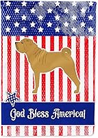 Vista 553 de Caroline's Treasures BB4243GF Bandera de jardín con texto en inglés «Merry Christmas» con texto en inglés «Merry Christmas», bandera decorativa