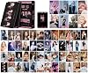 55Pcs Black&Pink Photo Cards Kpop Bp Cards,Bp Cards Black-Pink Greeting Cards Jisoo,Jennie,Rosé,Lisa Cards with Postcards BoxThe Game