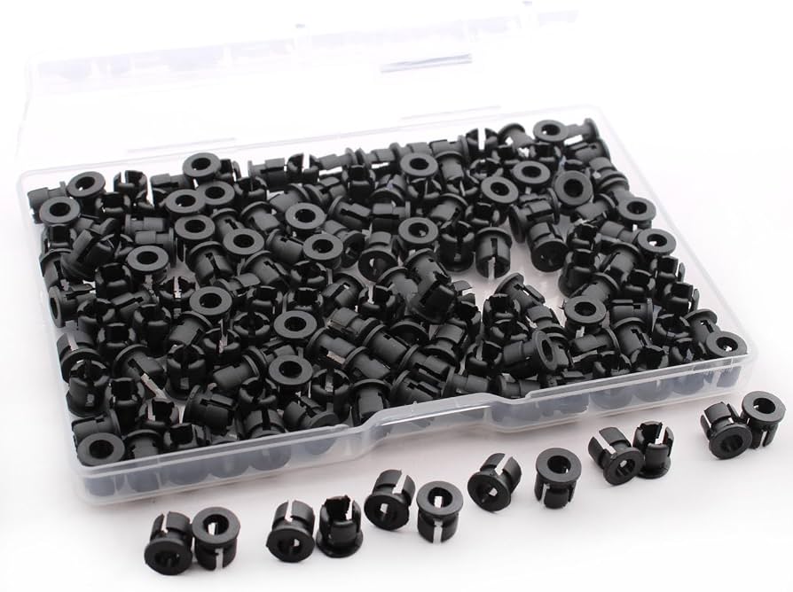 10 Stück 3mm Led Halter Schwarz für Ihre 3mm Leds