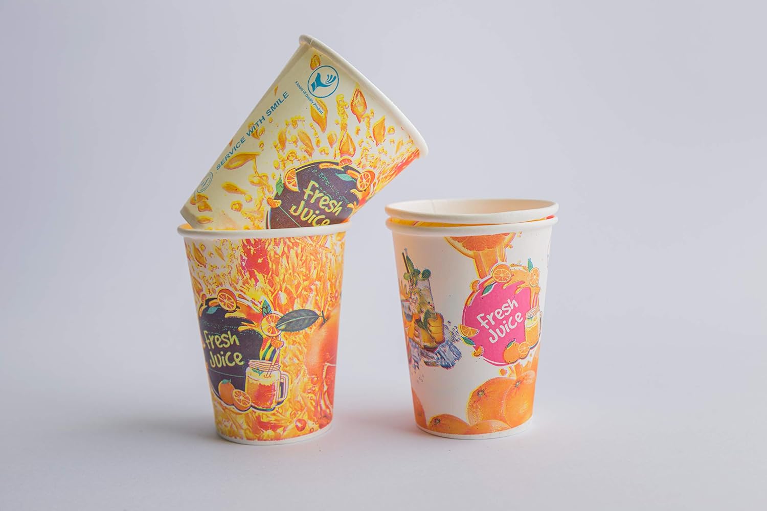 GRACE PAPER GLASS 240 ml Printed Paper Glass , Disposable Cups for ...