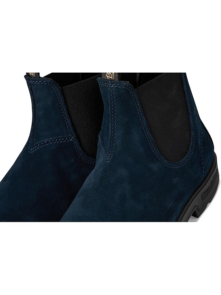 Blue Blundstone Original 500 Chelsea Boots