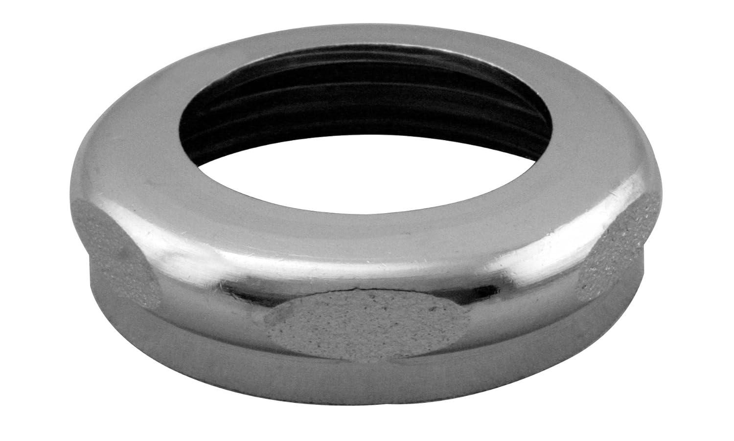 WestBrass D426 Polished Nickel 1-1/2 in. x 1-1/4 in. Brass Slip Joint Nut