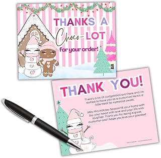 Small Business Thank You Postcards for Customers, 40-Count, 4.25"x5.5", Essential Customer Appreciation Gifts for Women, Thank You Notes for Business, Women Owned Here in the USA