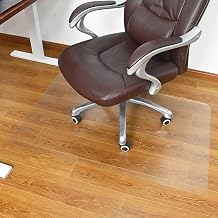 Office Chair Mat for Hard Floors, Desk Chair Mats Home Floor Protector Easy Clean Transparent Carpet Floor Protector Mat Clear 0.04" Thick Various Sizes
