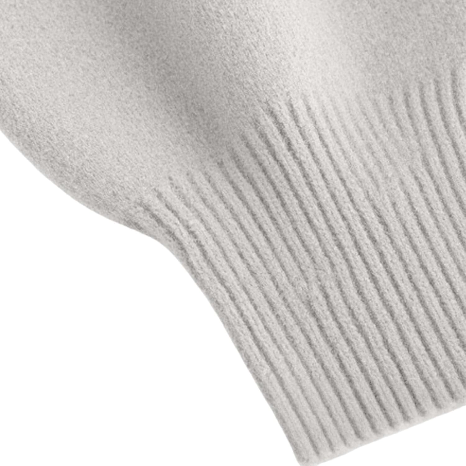 Cashmere Sweaters for Women Turtleneck Mock 2025 Knitted Warm Pullover Light Long Sleeve Elegant Soft Sweater - Image 3