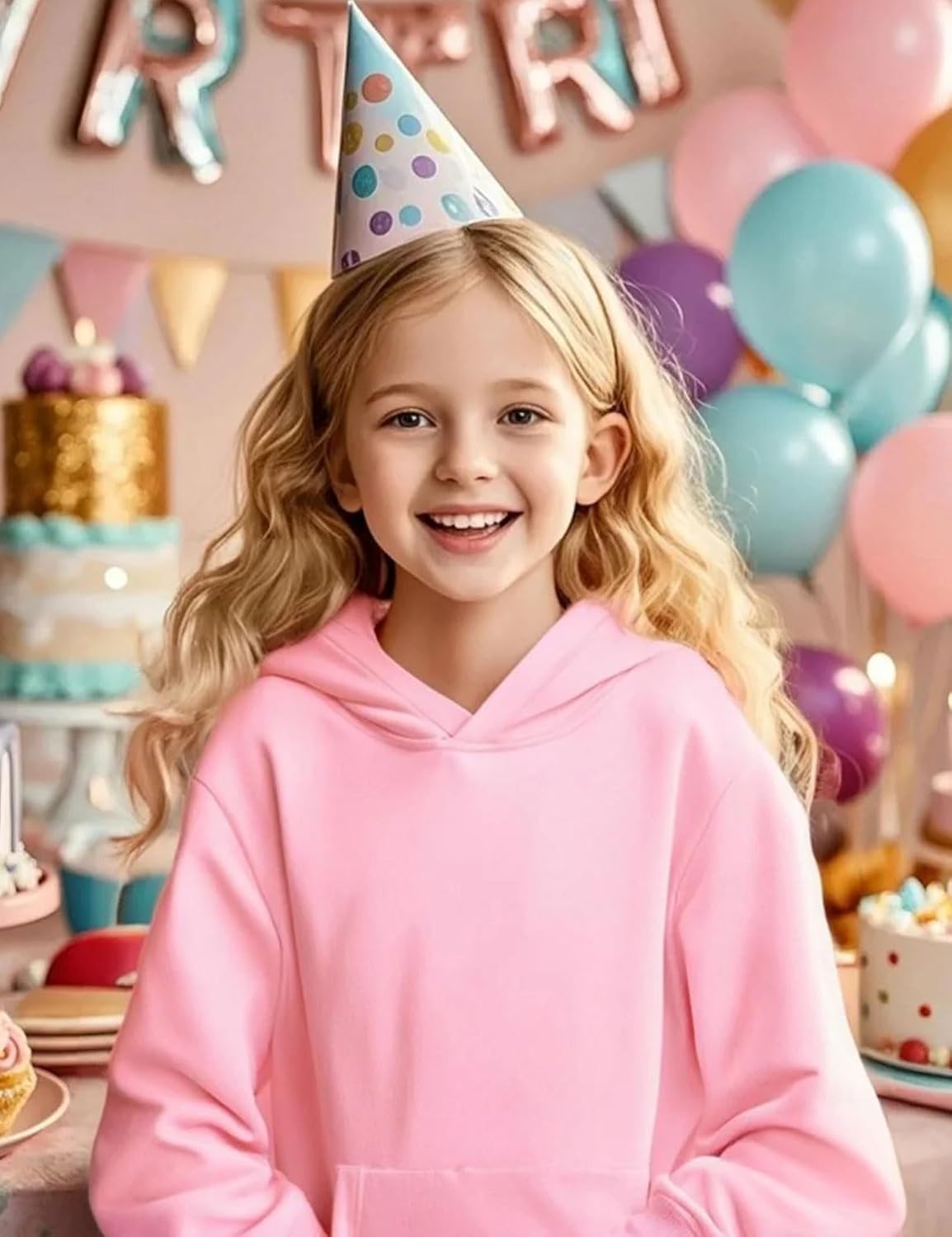 COSLAND Boys Hoodies Solid and Holiday Sweatshirt Kids Cotton Long Sleeve Hooded, X-Small-Large - Image 4