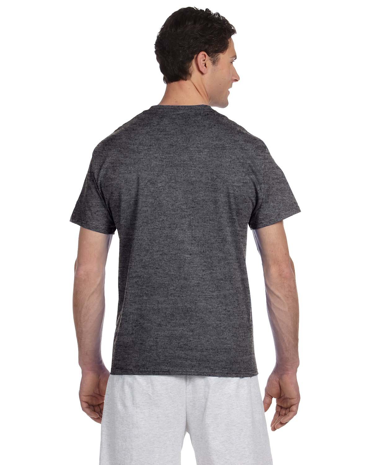 Champion Short Sleeve Tagless T-Shirt T525C Charcoal Heather M