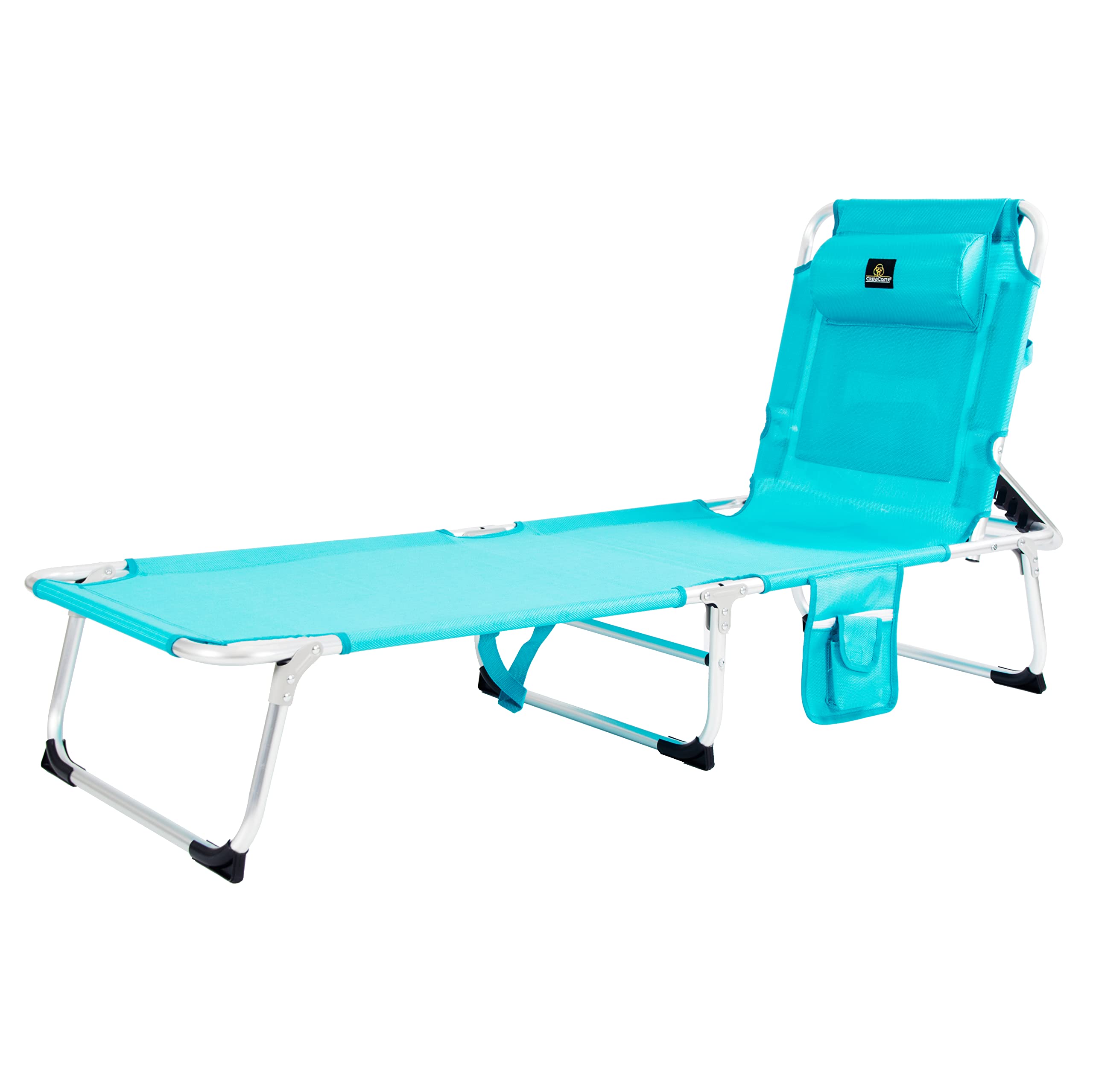 CREVICOSTA QUALITY MARK MARCAS DE CALIDAD - Aquarius 2012 - Tumbona de Playa Plegable, reclinable y de 4 Posiciones (Turquesa)