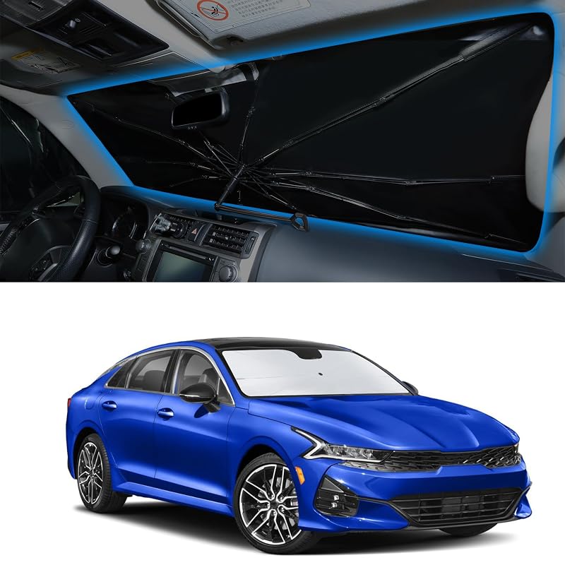 Protetor solar para para-brisa tipo guarda-chuva YYCKE para Kia K5 2021–2026 e Hyundai Sonata 2020–2026 VR096