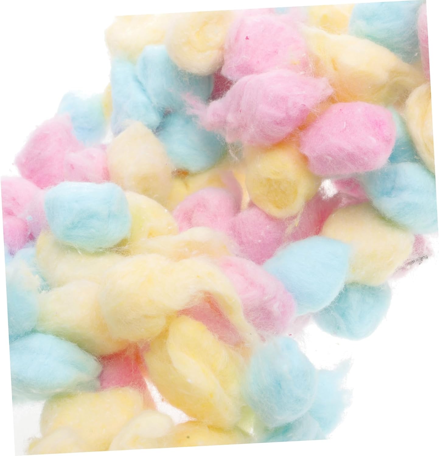 Healeved Cotton Balls Pink Yellow Blue Reusable Cotton Rounds for Face Cleansing Makeup Removal