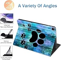 Vista 5 de Funda delgada para Samsung Galaxy Tab A7 Lite 2021 con cubierta de soporte ajustable con función de encendido y apagado automático para Samsung Tab