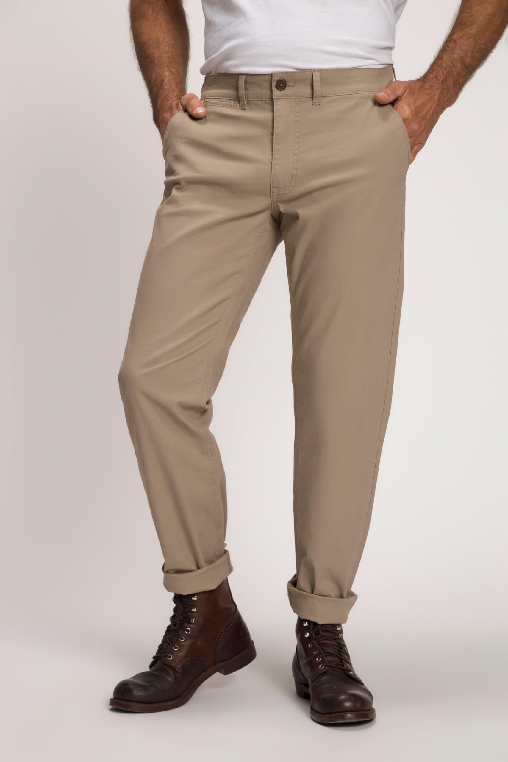 JP 1880 Herren große Größen Übergrößen Menswear L-8XL Chino Hose, Bauchfit, Regular Fit 748444