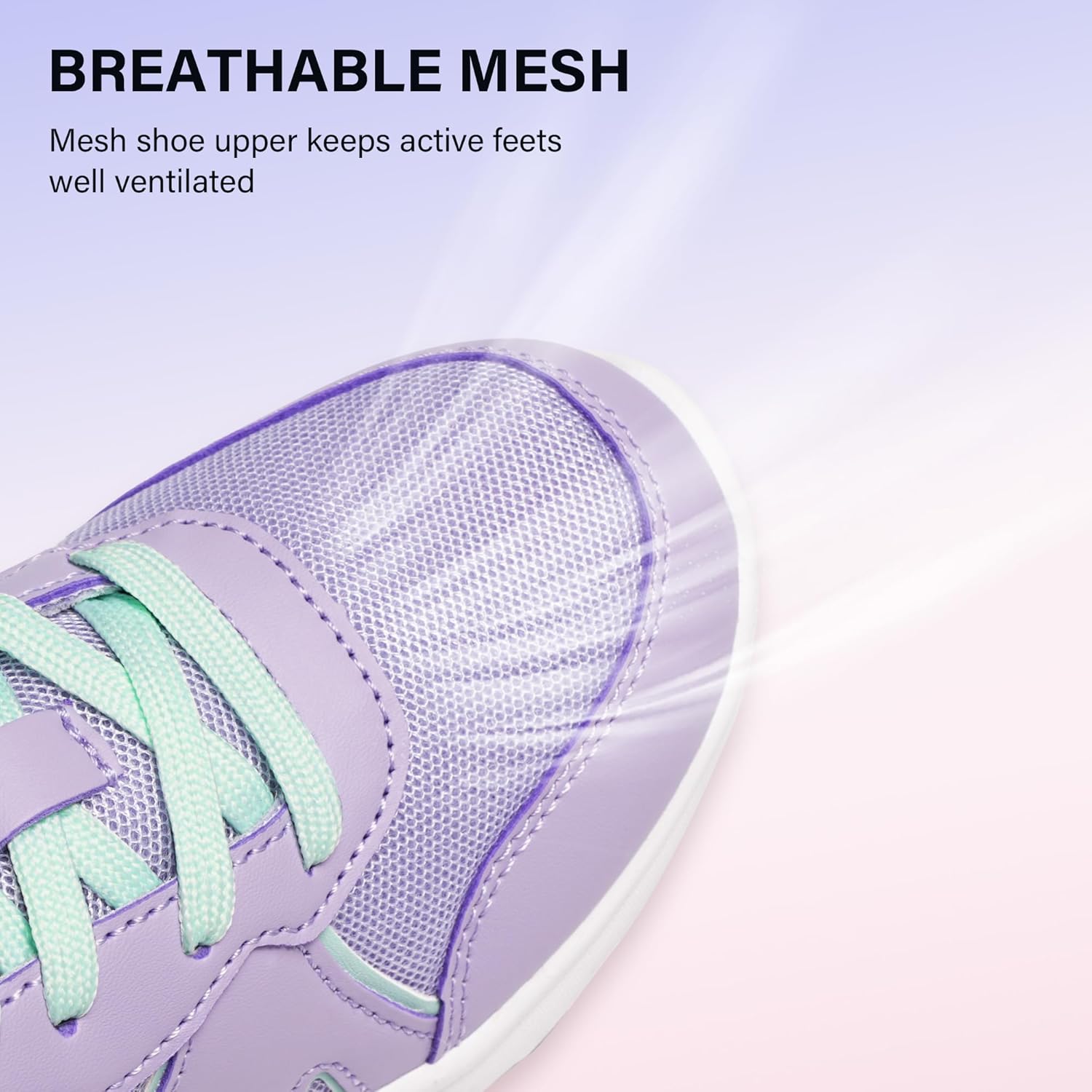 Stelle Girls Tennis Shoes Kids Sneakers with DIY Charms Lightweight Athletic Running Shoes with Non-Slip Sole for School Sports Gym and Casual - Image 4