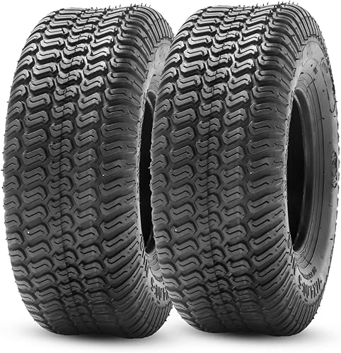 Miniatura 7 de HALBERD Neumáticos para cortacésped de 16 x 6.50-8, neumáticos 4PR para césped y jardín, para tractor de jardín, cortacésped, sin cámara (16 x 6.5-8)