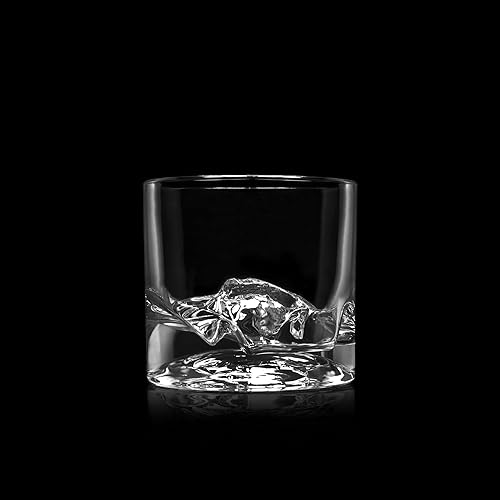 Miniatura 116 de LIITON - Juego de 4 vasos para whisky Gran Canyon: Vaso de whisky pesado de estilo clásico Everest