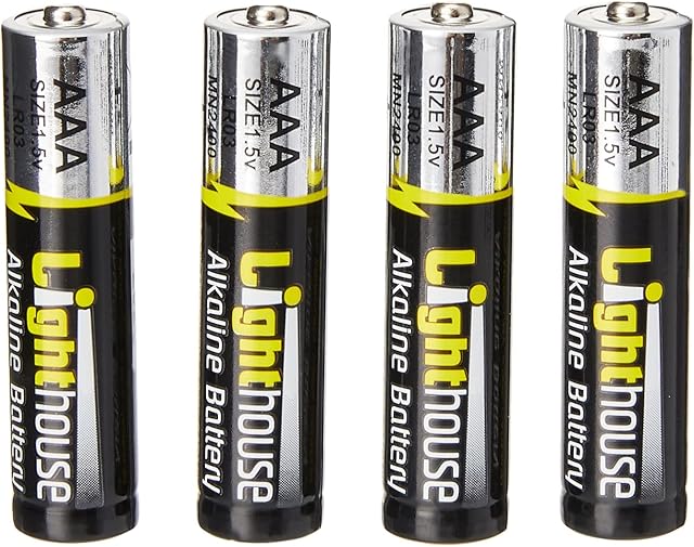 Lighthouse Torches L/HBATAAA Alkaline Batteries AAA (4 Pack)