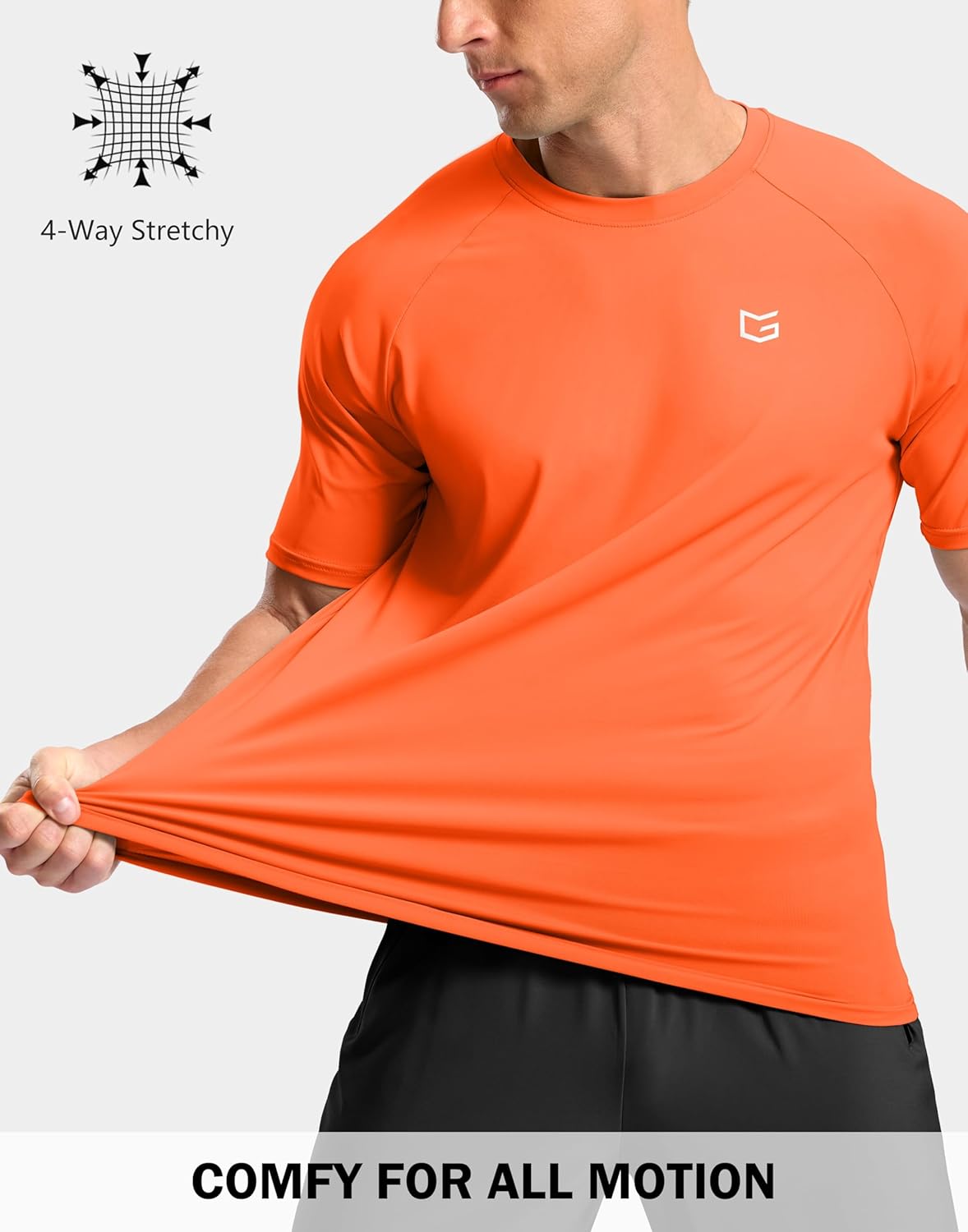 G Gradual Men's Athletic Workout T-Shirts Moisture Wicking Cooling Running Shirts Short Sleeve Performance Tee for Gym Tennis - Image 4