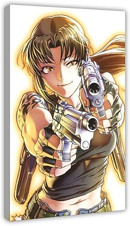 Amazon Com Anime Black Lagoon Wallpaper 16 Canvas Poster Bedroom Decor Sports Landscape Office Room Decor Gift Frame 24 36inch 60 90cm Tools Home Improvement