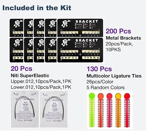 Miniatura 4 de Sino Dental Group 200 unidadespaquete de dientes mini soportes Roth 022 ranura unible con gancho en 345