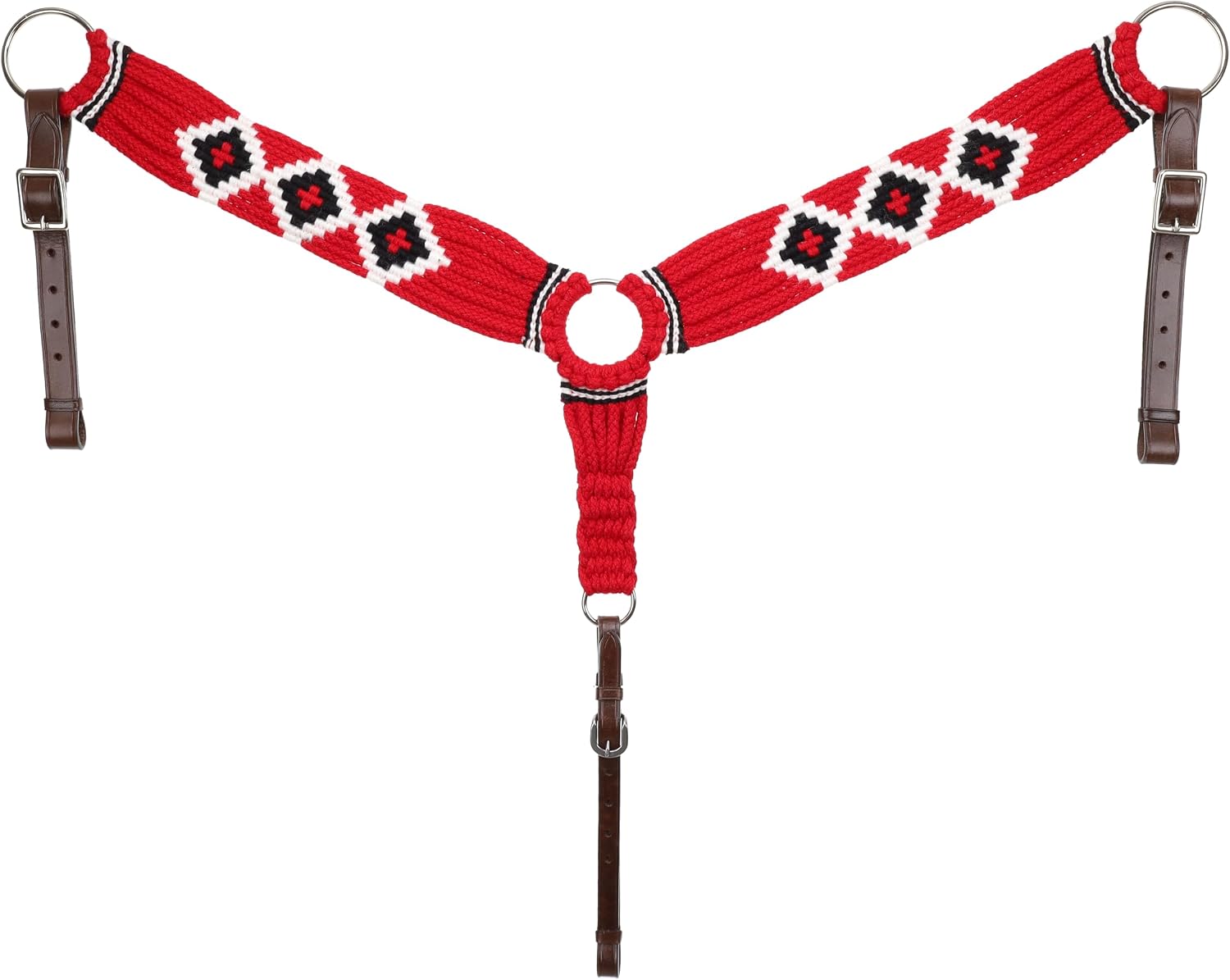 Scarlet Mohair Breast Collar