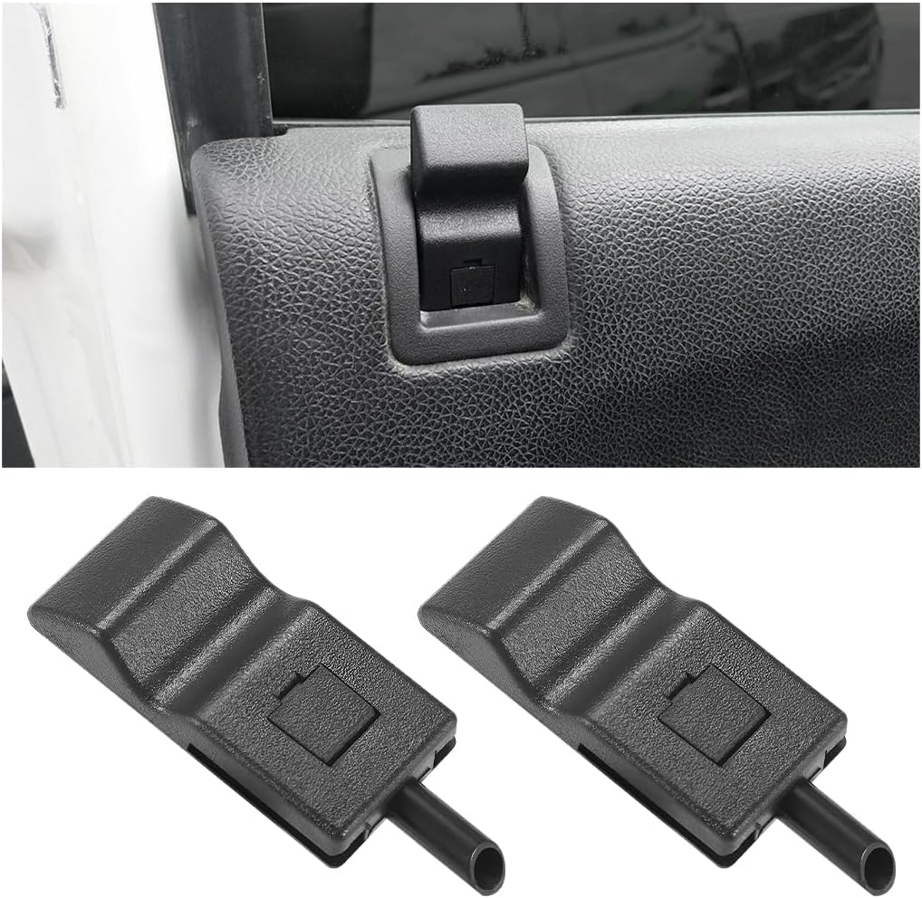 BESULEN Car Door Lock Knobs, Replaces 15844616, 2 Pack Front or Rear Interior Door Lock Knobs, Side Door Locking Knob Pull Pins, Durable Locker Car Accessories Fit Most 07-13 Vehicles