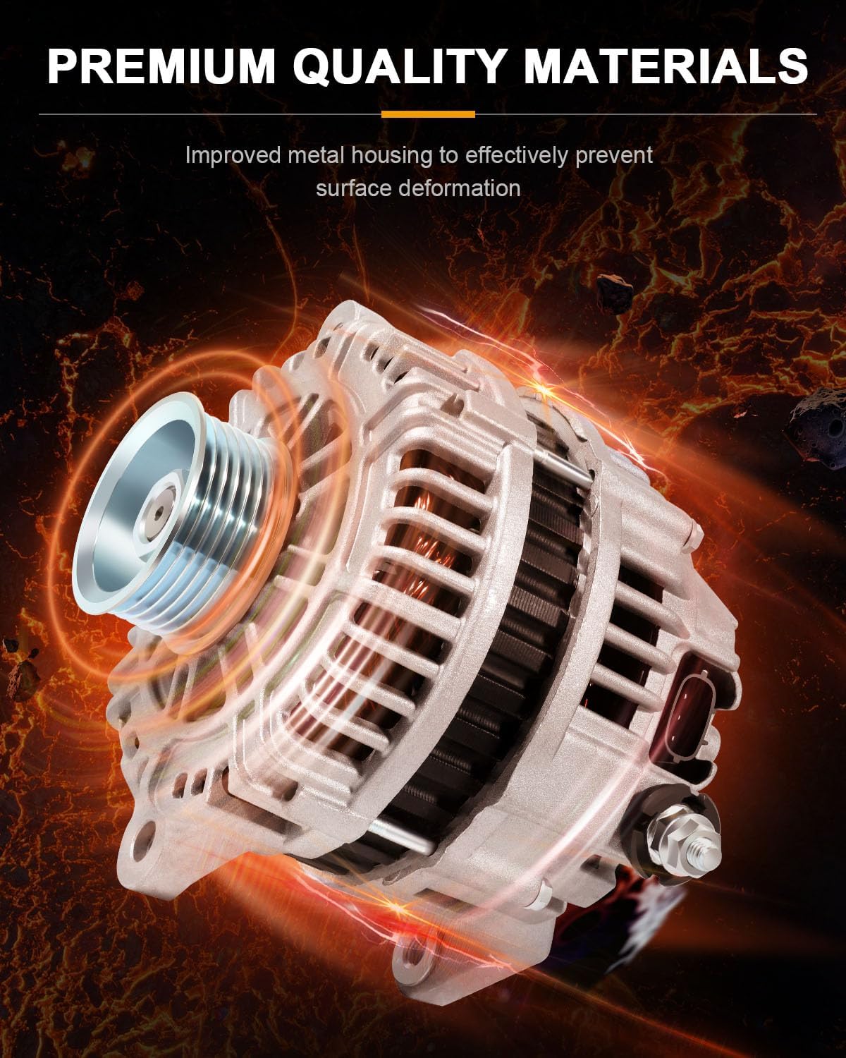 ROADFAR Alternator Fit for 2005-2007 Frontier 2005-2007 Pathfinder 2005-2007 Xterra