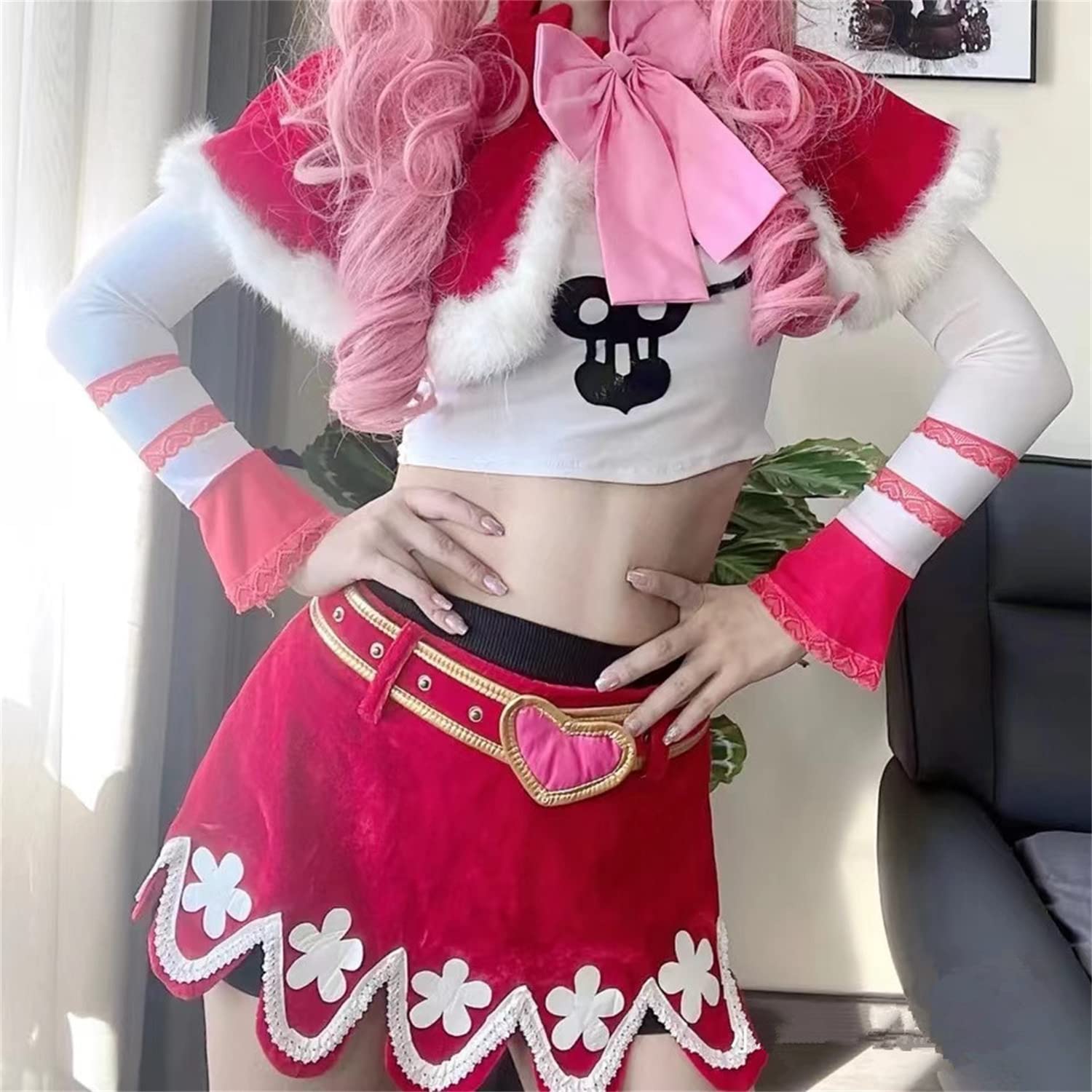 Amazon.co.jp: HESHI ワンピース 周辺 ペローナ コスプレ 衣装 one