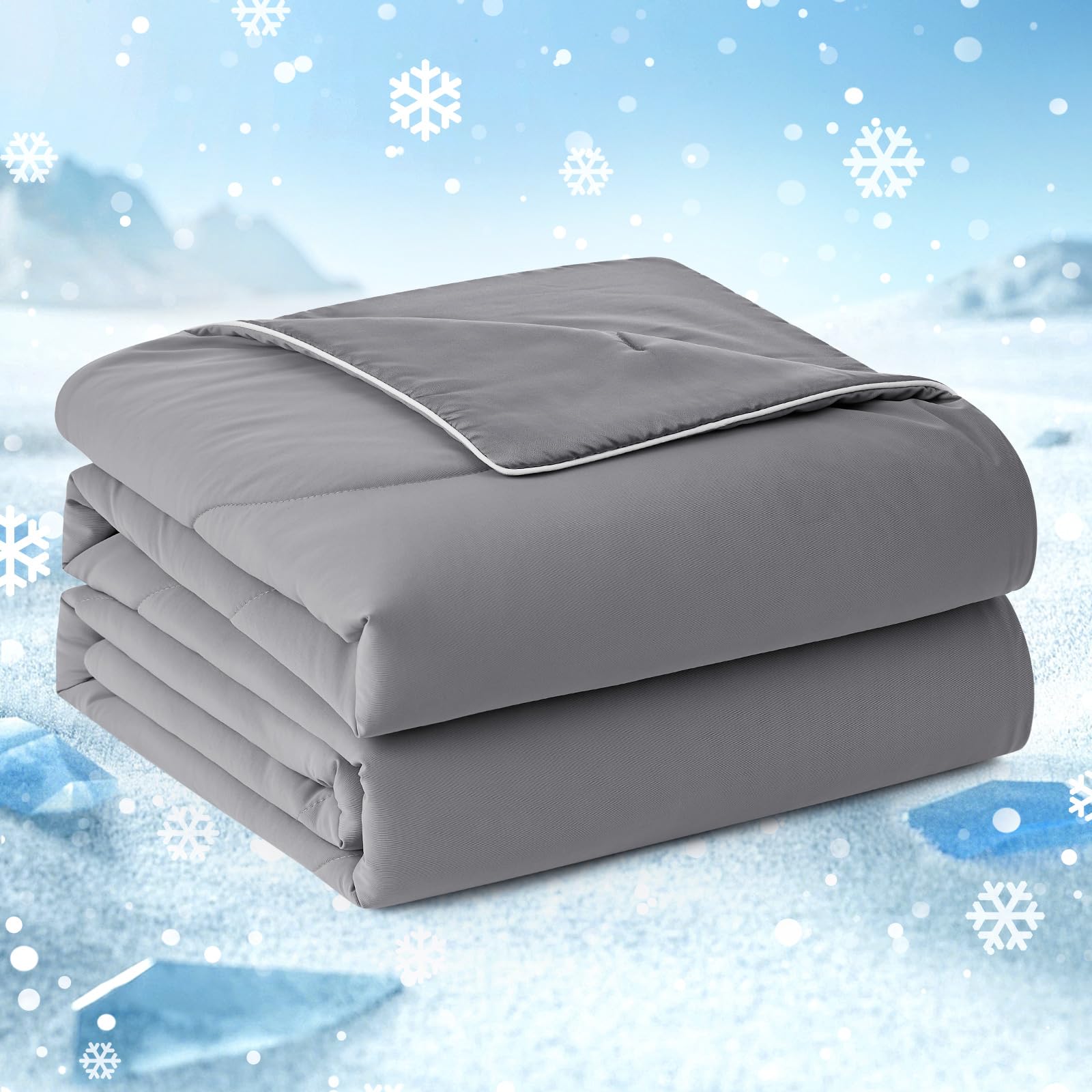 Snuggle Sac Cooling Blanket Comforter Queen Size