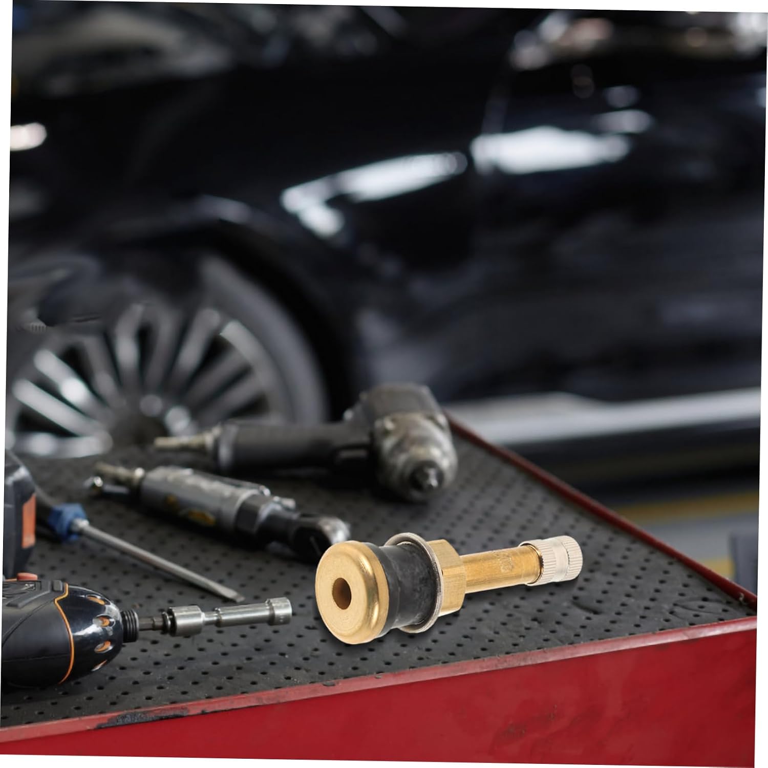 Tire Valve Stem Kit Durable Copper Construction for Vacuum Tubeless Tires Quick Replacement for Heavy Duty Vehicles for Truck and Bus Tire Maintenance Reliable