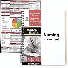 Medical Basics Nursing Report Sheet Notebook for MedSurg and ICU – 4 Patients per Template - RN report sheet template