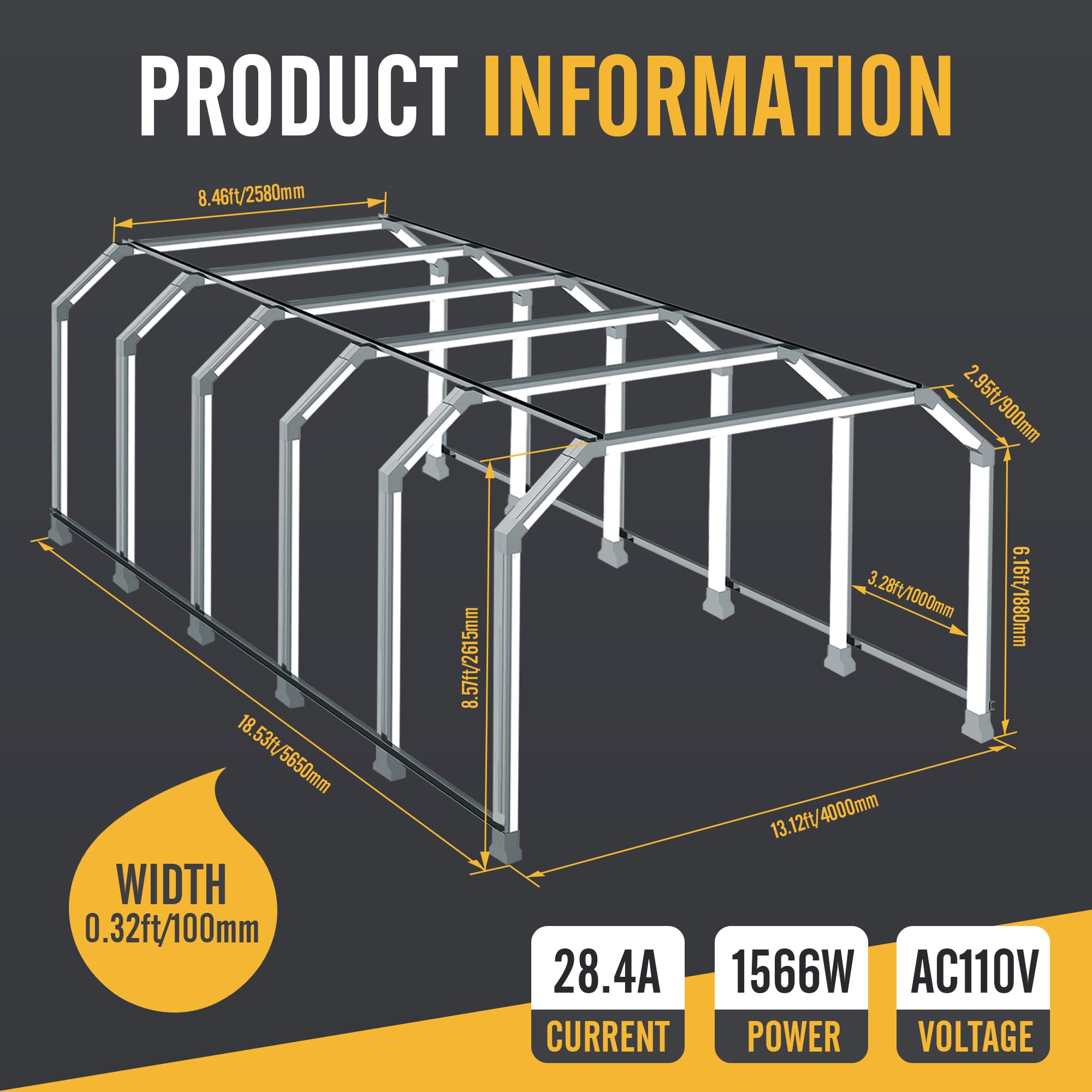 Snapklik.com : LED Tunnel Lighting, Car Detailing Tunnel For Car Care ...