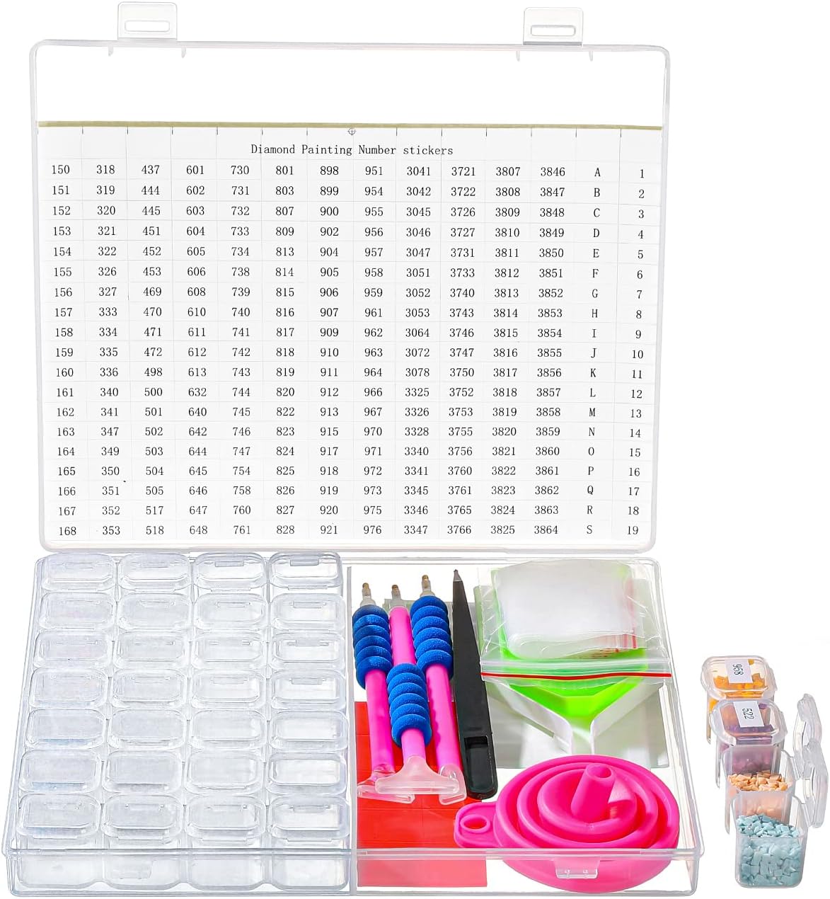 44pcs 5D Diamond Painting Accessories,Diamond Art