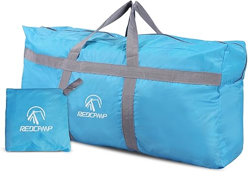 REDCAMP Bolsa de viaje plegable, bolsa deportiva grande, 75L96L100L, bolsa de asas impermeable ligera