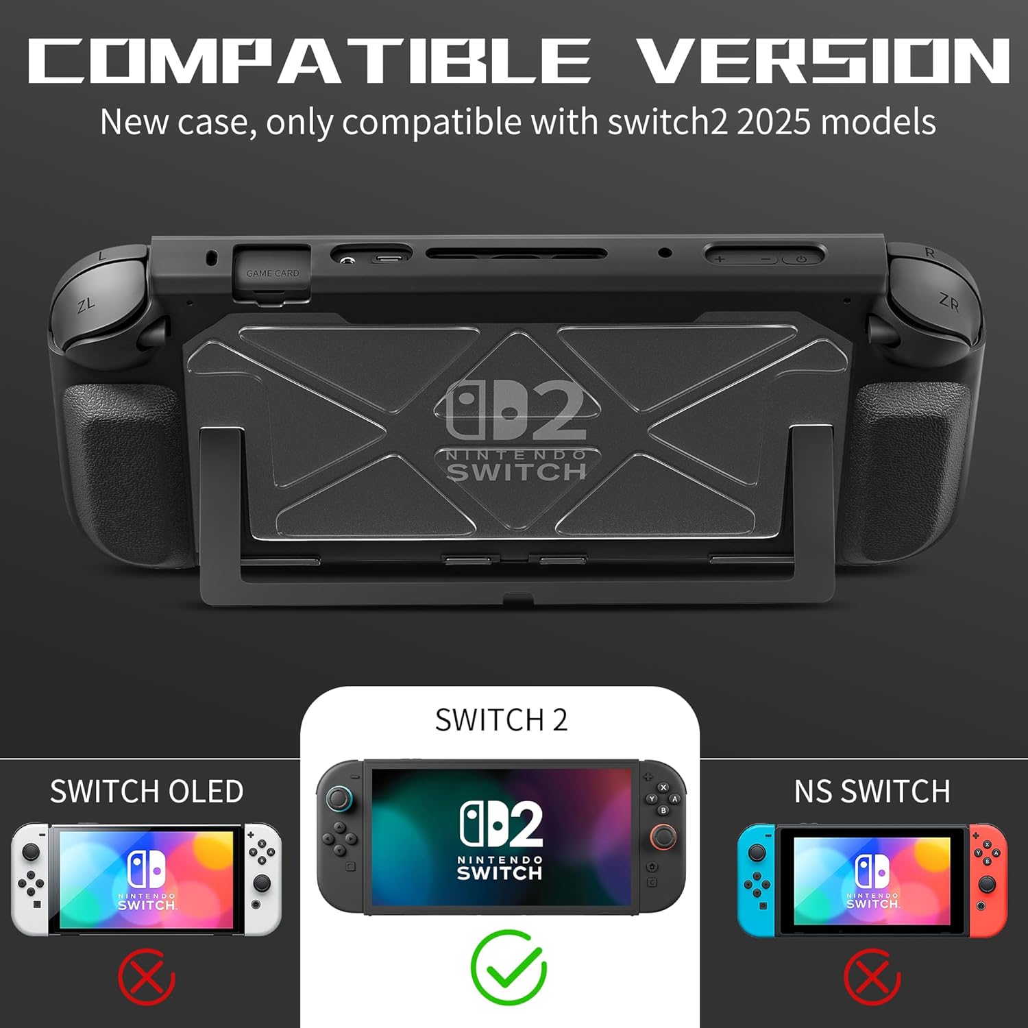 Dockable Case for Nintendo Switch 2 (2025), FANPL Protective Grip Cover for Switch 2 and JoyCon Controller - STYL Mecha - Image 6