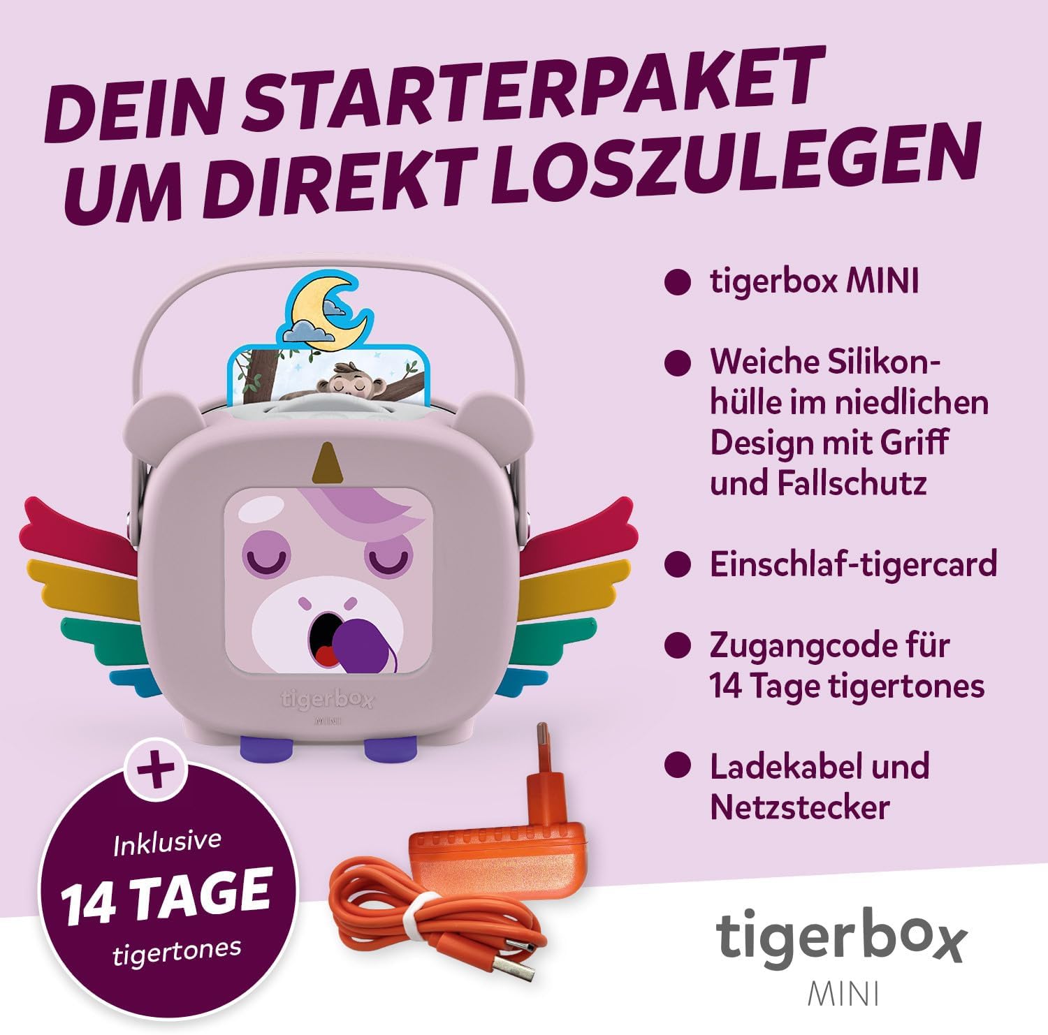 Tiggerbox Mini (Starter Pack, Unicorn)
