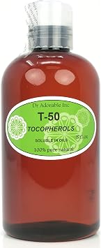 Dr Adorable - 8 oz - Tocopherols T-50 Oil-Soluble Vitamin E | Premium Natural Anti Aging