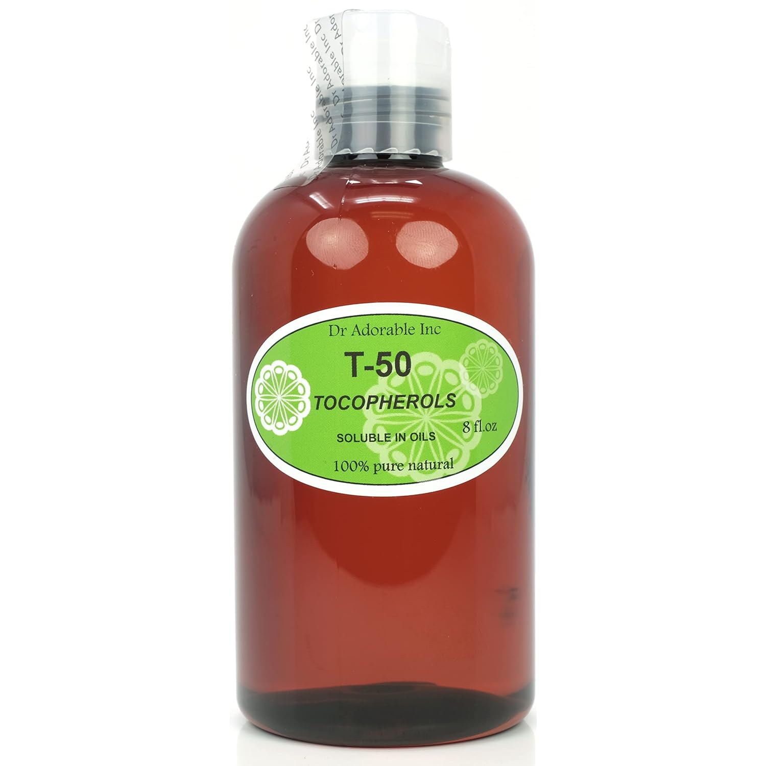 Dr Adorable - 8 oz - Tocopherols T-50 Oil-Soluble Vitamin E - Pure Natural Premium Anti Aging