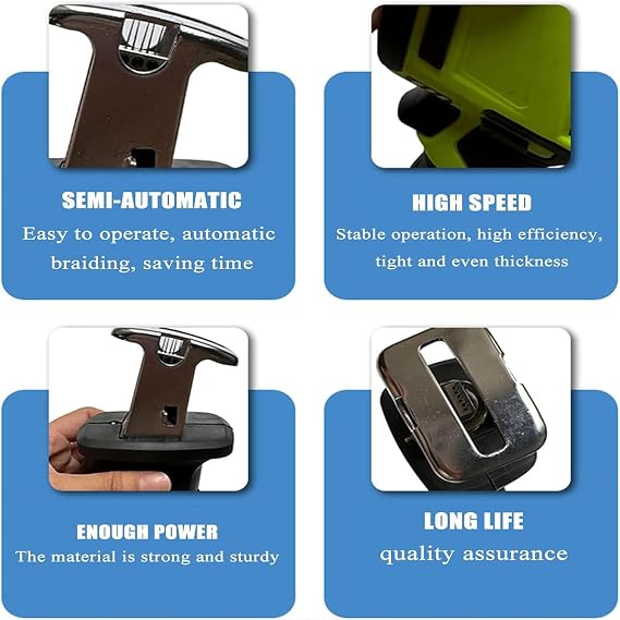 Wig Making Machine Braiding Machine,1000W Wig Hair Transplantation Machine, Rechargeable Handheld Dreadlock Braiding Machine, for Wigs Making Display,110V