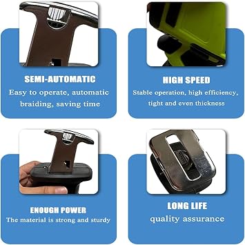 Wig Making Machine Braiding Machine,1000W Wig Hair Transplantation Machine, Rechargeable Handheld Dreadlock Braiding Machine, for Wigs Making Display,110V