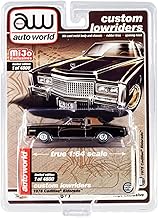 AW AUTO WORLD 1/64 カスタムローライダーズ 1975 キャデラック エルドラド ブラック