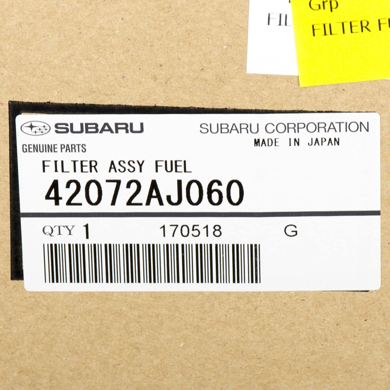 Genuine Subaru 42072AJ060 Fuel Tank Filter