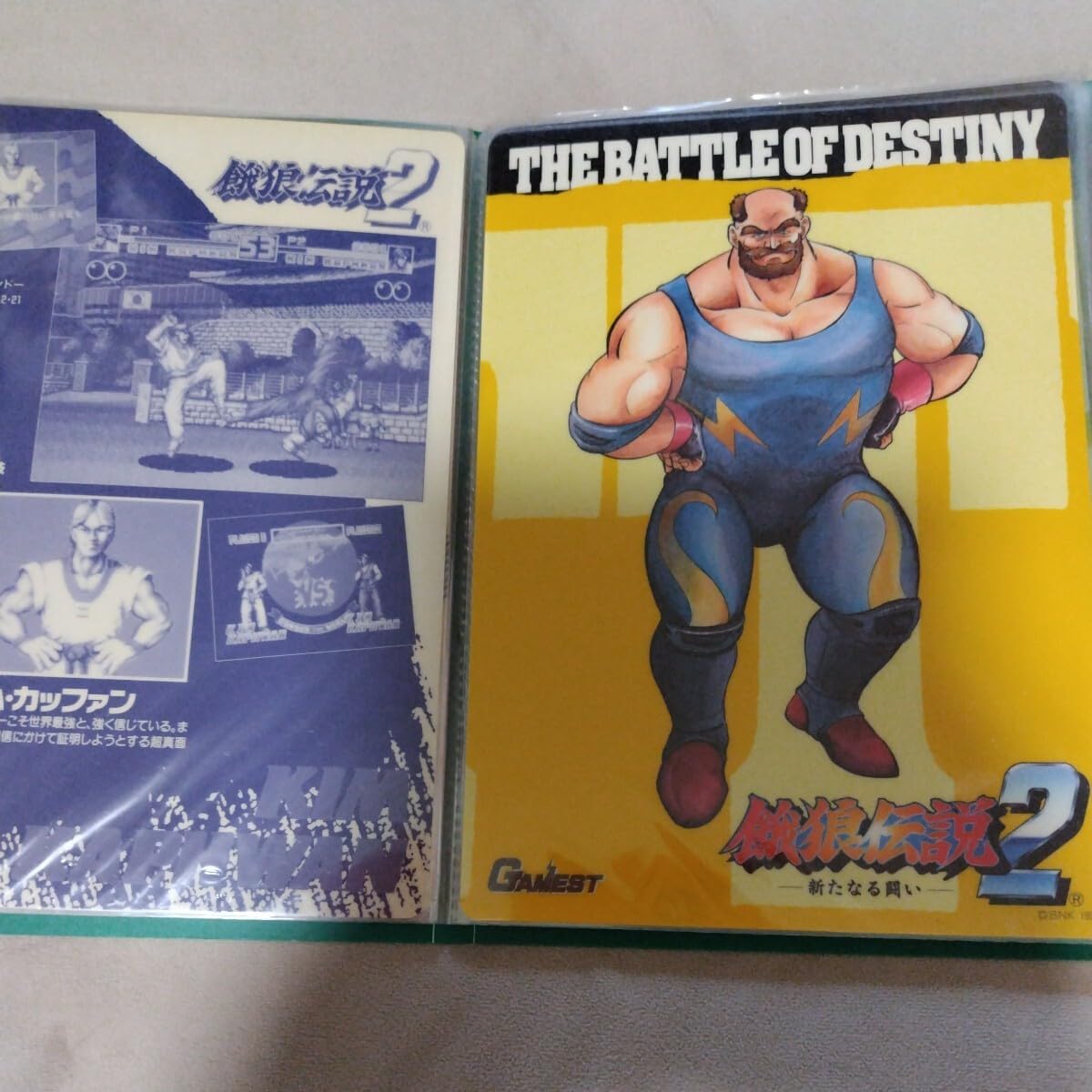 新品 未使用 ネオジオ ゲーメスト 餓狼伝説2 下敷き 12枚セット 当時物 新品 未使用 ネオジオ ゲーメスト 餓狼伝説2 下敷き 12枚セット